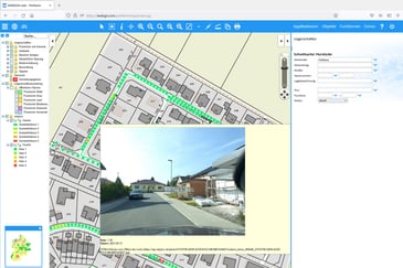 Ein screenshot von dem Ingrada system welches mit vialytics zusammenarbeitet für eine bessere Verkehrssicherheit